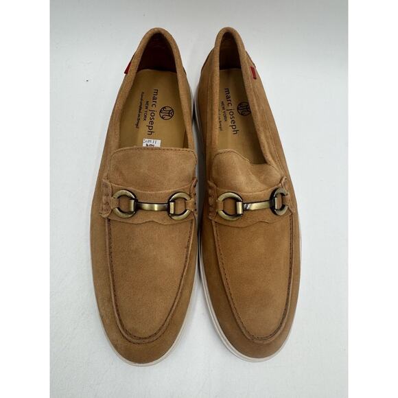 NEW Marc Joseph RADFORD ST Men's Slip On Casual Shoe Tan Suede US Size 11 Medium - Picture 6 of 11